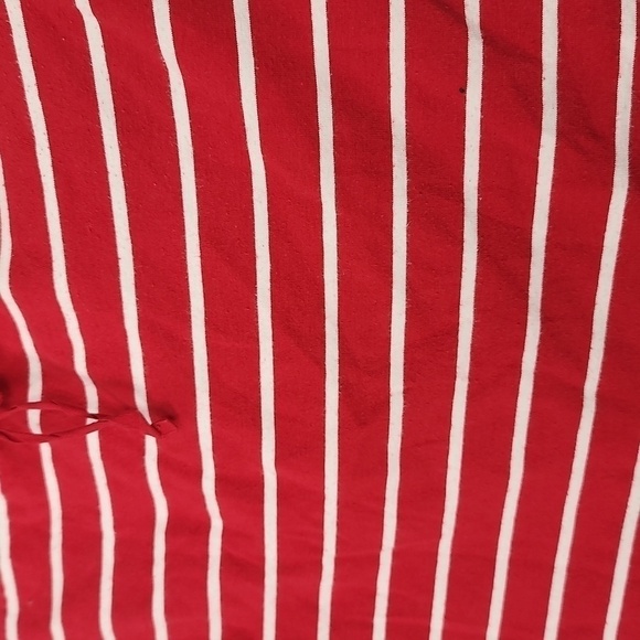 Gap Stretch Y2K Striped Red Cropped Tube Top - Picture 3 of 8